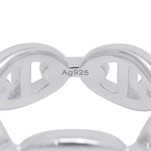 将图像加载到图库查看器中，HERMES Chaine d'Ancre Anchene Ring Size PM/53/#13 SV925
