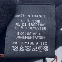 将图像加载到图库查看器中，HERMES Carre Multi Bag Charm Size 100 Black Silk100%
