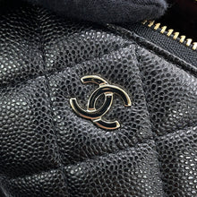 Load image into Gallery viewer, CHANEL Matelasse Zip Pouch BlackAP5038-B10583-C3906 Caviar Leather
