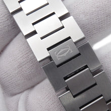 将图像加载到图库查看器中，CARTIER Pasha C Meridian GMT W35mm Stainless Steel Silver DialW31078M7
