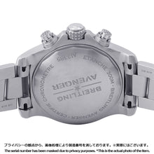 将图像加载到图库查看器中，BREITLING Avenger Chronograph 43 W43mm Stainless Steel Black DialA13385101B1A1
