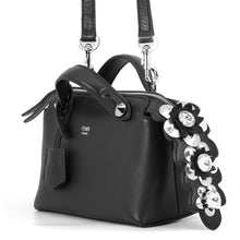 将图像加载到图库查看器中，FENDI By the way Black8BL135 Leather Rhinestone Size Mini
