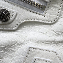 Load image into Gallery viewer, BALENCIAGA Neo Cagoule 2way Bag White700940 Arena Lambskin Size XS
