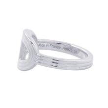 将图像加载到图库查看器中，HERMES Chaine d'Ancre24 Ring Size 51/#11 Silver SV925
