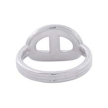 将图像加载到图库查看器中，HERMES Chaine d'Ancre24 Ring Size 51/#11 Silver SV925
