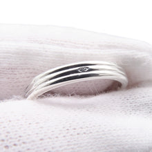 将图像加载到图库查看器中，HERMES Chaine d'Ancre24 Ring Size 51/#11 Silver SV925
