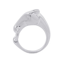 将图像加载到图库查看器中，HERMES Galop ring Size 58/#18 Silver SV925

