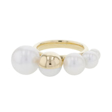Load image into Gallery viewer, TASAKI Shell Gradation Ring Size No. 10RC-4550-18KYG 18K Yellow Gold
