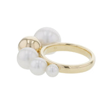 Load image into Gallery viewer, TASAKI Shell Gradation Ring Size No. 10RC-4550-18KYG 18K Yellow Gold
