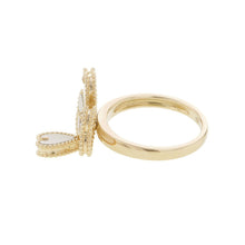 将图像加载到图库查看器中，Van Cleef &amp; Arpels Sweet Heart Ring Size 50/#10VCARN5P350/VCARN5P300 18K Yellow Gold

