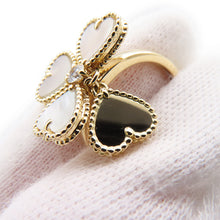 将图像加载到图库查看器中，Van Cleef &amp; Arpels Sweet Heart Ring Size 50/#10VCARN5P350/VCARN5P300 18K Yellow Gold
