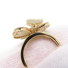 将图像加载到图库查看器中，Van Cleef &amp; Arpels Sweet Heart Ring Size 50/#10VCARN5P350/VCARN5P300 18K Yellow Gold
