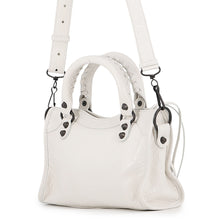 Load image into Gallery viewer, BALENCIAGA City 2WAY Handbag White806395 Arena Lambskin
