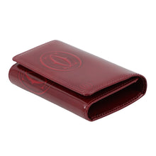 将图像加载到图库查看器中，CARTIER Happy Birthday Key Case BordeauxL3000929 Patent Leather
