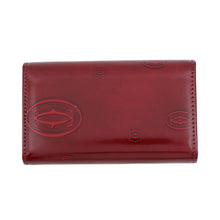 将图像加载到图库查看器中，CARTIER Happy Birthday Key Case BordeauxL3000929 Patent Leather
