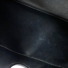 将图像加载到图库查看器中，HERMES Messenger Attrage Black Evergrain Canvas

