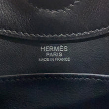 将图像加载到图库查看器中，HERMES Messenger Attrage Black Evergrain Canvas
