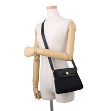 将图像加载到图库查看器中，HERMES Herbag zip Black Toile Military Vache Hunter Leather Size Mini
