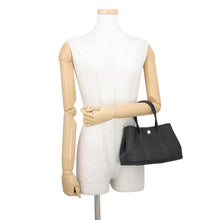 Load image into Gallery viewer, HERMES Neo Garden Black Negonda Leather Size 23
