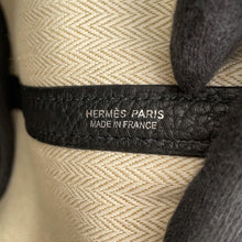 Load image into Gallery viewer, HERMES Neo Garden Black Negonda Leather Size 23
