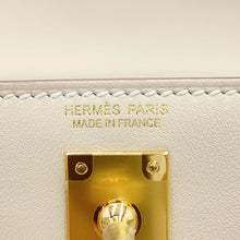 将图像加载到图库查看器中，HERMES Kelly dance 2 Craie Swift Leather
