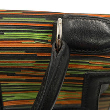 Load image into Gallery viewer, HERMES Kelly Sellier Black/Orange/Green Vibrato Gulliver Size 28
