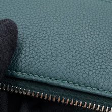 将图像加载到图库查看器中，HERMES Fool Toe R.M.S 12H Blue Marine/Vert Moyen/Blue Orange Toile Military Togo Leather
