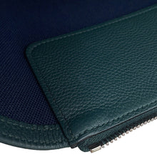 将图像加载到图库查看器中，HERMES Fool Toe R.M.S 12H Blue Marine/Vert Moyen/Blue Orange Toile Military Togo Leather

