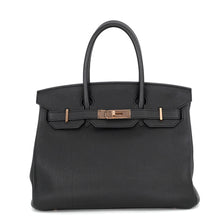 将图像加载到图库查看器中，HERMES Birkin Black Togo Leather Size 30
