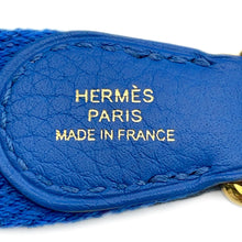 Load image into Gallery viewer, HERMES Evelyne Long Blue france Taurillon Clemence Size TPM

