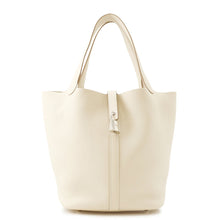 将图像加载到图库查看器中，HERMES Picotin Lock Craie Taurillon Clemence Size MM
