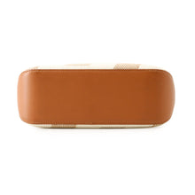 Load image into Gallery viewer, HERMES H Ambie Gold Toile H Swift Leather Size PM
