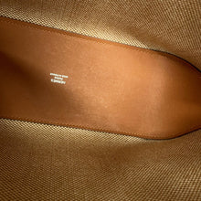 Load image into Gallery viewer, HERMES H Ambie Gold Toile H Swift Leather Size PM
