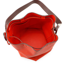 Load image into Gallery viewer, HERMES Ricol Rouge Tomate/Terre/White Evercolor Size 17
