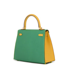 Load image into Gallery viewer, HERMES Kelly SPO (Outside) Catus/Jaune d'or Epsom Size 25
