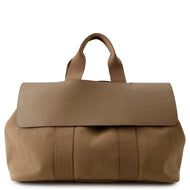 HERMES Valparaiso Etoupe Toile Chevrons Swift Leather Size MM