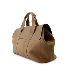 Load image into Gallery viewer, HERMES Valparaiso Etoupe Toile Chevrons Swift Leather Size MM
