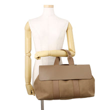 Load image into Gallery viewer, HERMES Valparaiso Etoupe Toile Chevrons Swift Leather Size MM
