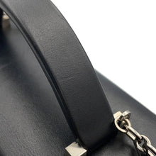Load image into Gallery viewer, HERMES Cinetic 2way Bag Black Tadelakt Leather
