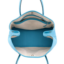 将图像加载到图库查看器中，HERMES Garden Party Cobalt Negonda Leather Size PM
