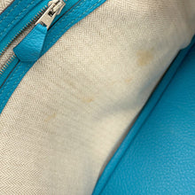 将图像加载到图库查看器中，HERMES Garden Party Cobalt Negonda Leather Size PM
