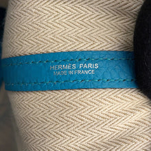 将图像加载到图库查看器中，HERMES Garden Party Cobalt Negonda Leather Size PM
