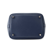 将图像加载到图库查看器中，HERMES Picotin Lock Blue Saphir Taurillon Clemence Size PM
