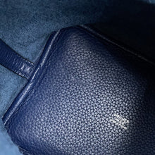 将图像加载到图库查看器中，HERMES Picotin Lock Blue Saphir Taurillon Clemence Size PM
