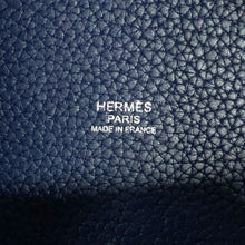 将图像加载到图库查看器中，HERMES Picotin Lock Blue Saphir Taurillon Clemence Size PM
