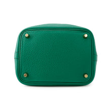 将图像加载到图库查看器中，HERMES Picotin Lock Vert Vertigo Taurillon Clemence Size PM
