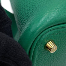 将图像加载到图库查看器中，HERMES Picotin Lock Vert Vertigo Taurillon Clemence Size PM
