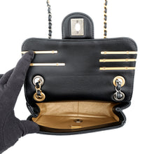 Load image into Gallery viewer, CHANEL Matelasse Flap ChainShoulder Bag BlackAS2979-B07261-94305 Lambskin Faux Pearl Rhinestone Size 18
