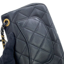 Load image into Gallery viewer, CHANEL Matelasse Flap ChainShoulder Bag BlackAS2979-B07261-94305 Lambskin Faux Pearl Rhinestone Size 18
