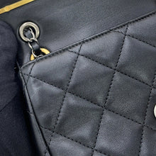 Load image into Gallery viewer, CHANEL Matelasse Flap ChainShoulder Bag BlackAS2979-B07261-94305 Lambskin Faux Pearl Rhinestone Size 18
